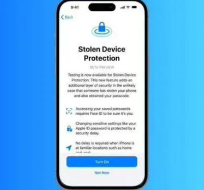 威海苹果授权维修店分享被盗设备保护功能开启方法 