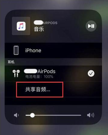 威海苹果14音频维修点分享iPhone14音频共享设置方法 