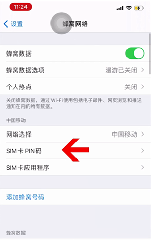 威海苹果14维修网分享如何给iPhone14的SIM卡设置密码 