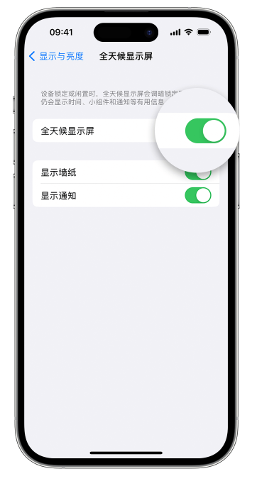 威海苹果14维修店分享如何自定义 iPhone 14 Pro 常亮显示屏 